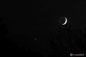 Venus and Moon